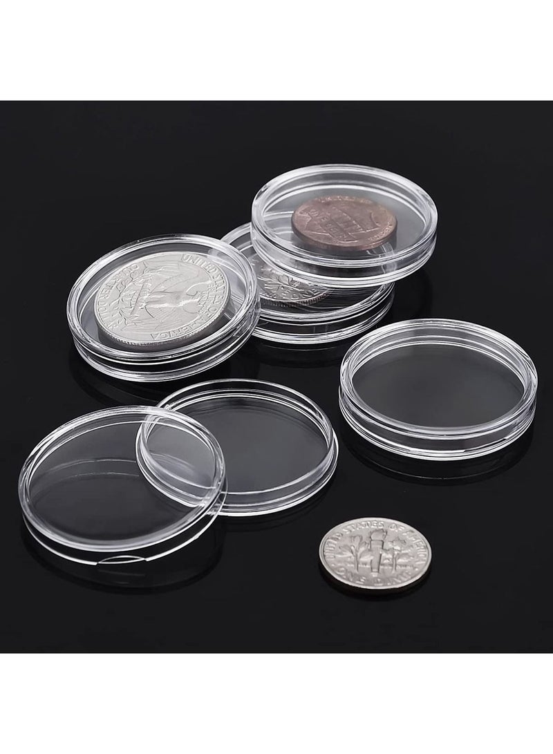 Y&D Commemorative Coin Protection Box, Collection Storage Capsules and 100 Pieces Protect Gasket Holder Case with Organizer Box for Supplies, 30 mm - Image 4