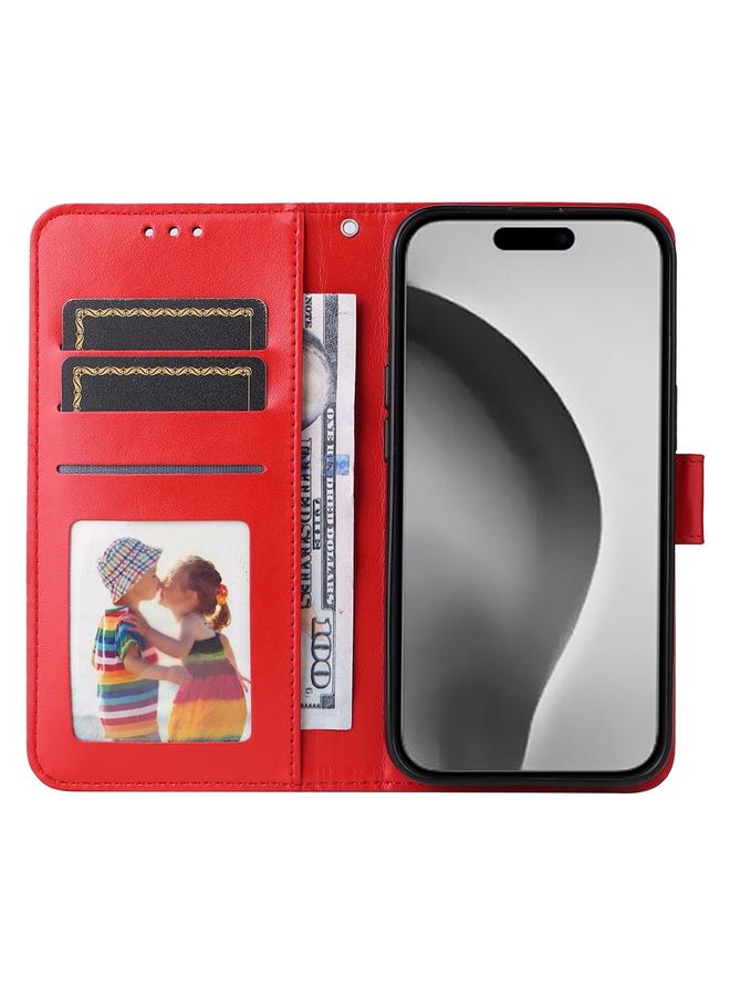 اس-توب جراب هاتف iPhone 16 Pro Max من الجلد المنقوش بنقشة عباد الشمس - Image 4