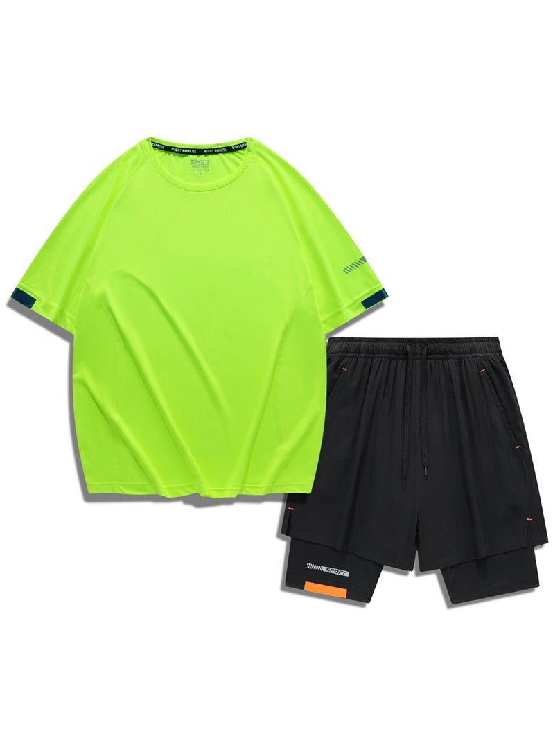 KUYING New Fashion Versatile Short Sleeve Set 