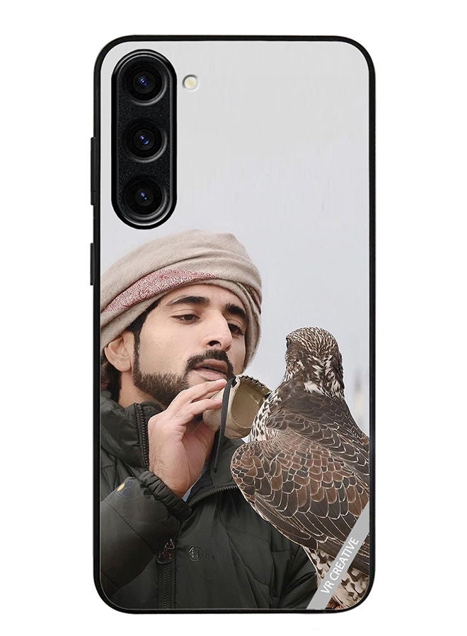 VR CREATIVE Protective Case Cover For Samsung Galaxy S23 Sheikh Hamdan Loving His Eagle Design Multicolour - Image 1