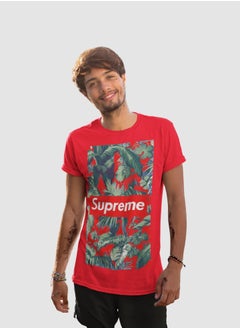 MERCH Supreme Greenery: Artistic T-Shirt with a Touch of Nature  - Image 1