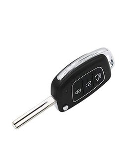 SYOSI Folding Smart Car Key, 3 Buttons Keyless Entry Remote Case, Replacement Remote Car Key key Shell Repair for Mistra Hyundai HB20 SANTA FE IX35 IX45 Key Cover Case  - Image 3