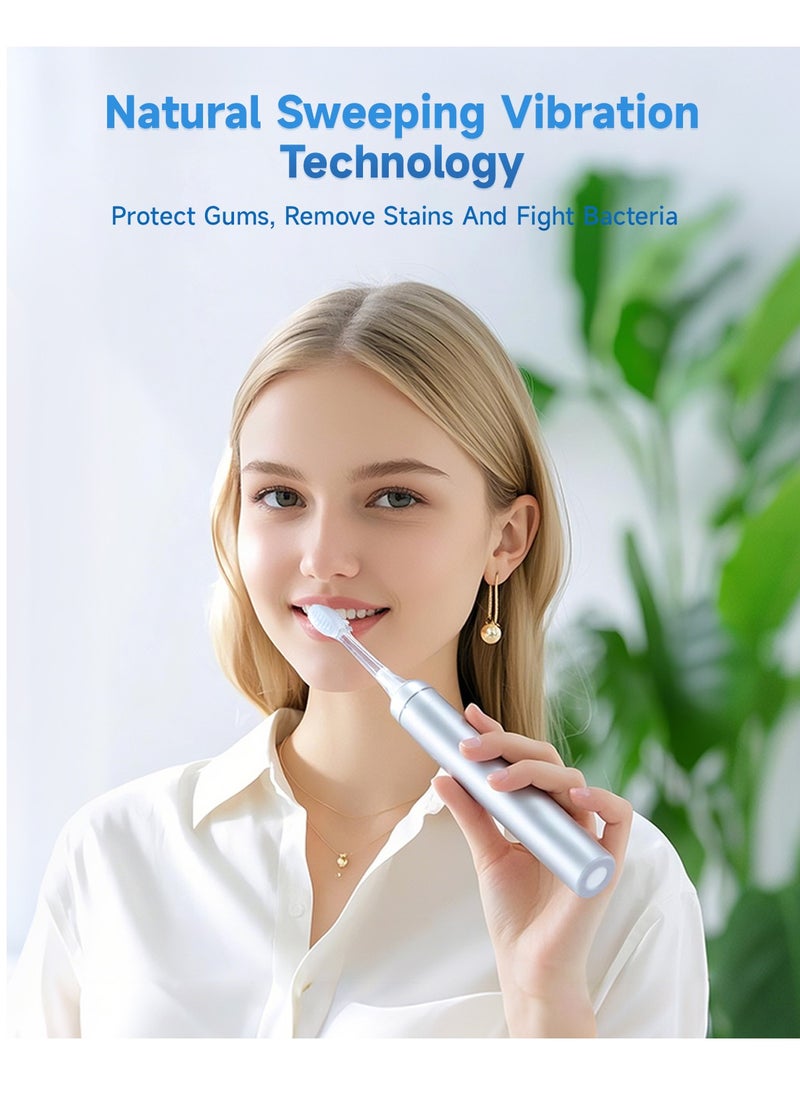 BOMIDI - Sonic Electric Toothbrush – 60° Sweeping Deep Clean, 6 Modes, UV Sterilization, IPX7 Waterproof, Smart Timer, Long Battery Life, Type-C Fast Charging | Total 2 Brush Heads in The Box | BOMIDI TX6 (Grey) Box - Image 1