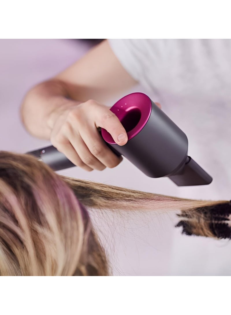 راكسوم مجفف شعر أيوني احترافي، قوي وسريع الجفاف، فوهة مجفف شعر منخفضة الضوضاء، 1 مرفقات ناشرة للسفر في صالون المنزل - Image 4
