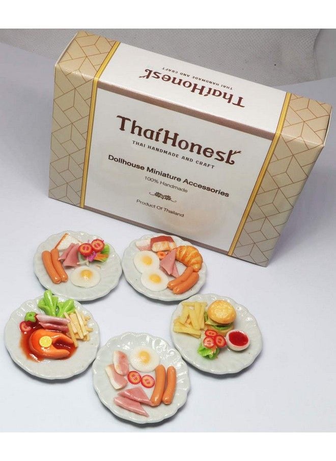 ThaiHonest Mixed 5 Assorted Breakfast Sausage Dollhouse Miniature Food,Collectibles  - Image 4