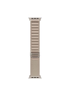 xozgdovg Apple Watch Alpine Loop Band 49mm/45mm/44mm Nylon Woven Sport Strap Compatible with iWatch Series 8/Ultra/7/SE/6/5/4/3/2/1 White  - Image 3