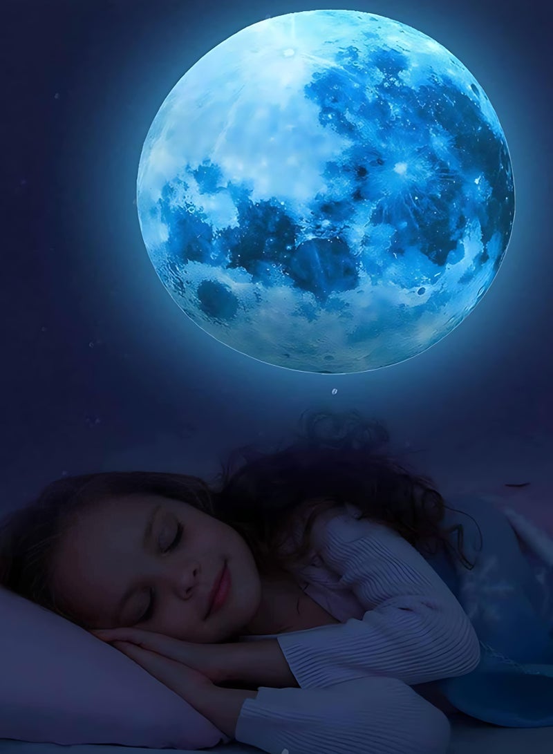 مجموعة ملصقات مضيئة في الظلام على شكل نجوم وقمر - 438 قطعة، ديكور للأسقف والجدران، مثالية لغرف الأطفال والرضع وغرف النوم - تتوهج لمدة 6 ساعات بعد التعرض للضوء - Image 5