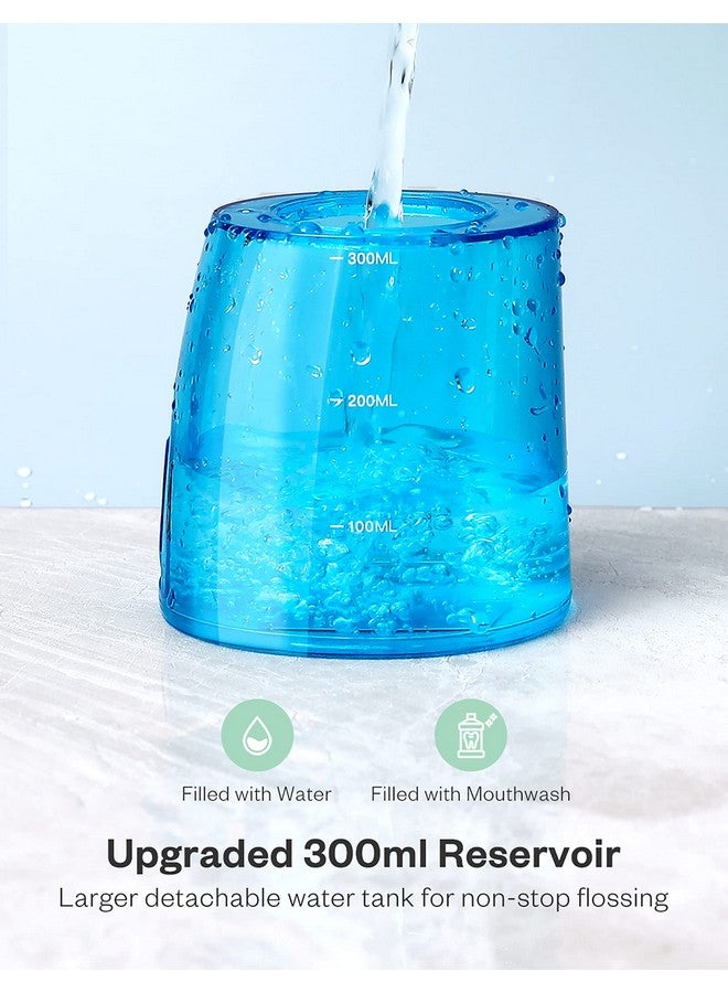 JOYA Water Flosser Cordless Portable Teeth Cleaner With 3 Modes 4 Jets 300Ml Water Tank Ipx7 Waterproof Powerful Cleaning Rechargeable Dental Oral Irrigator For Travel Home Braces - Image 5