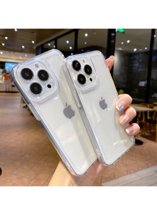 NIBEMINENT Protective TPU Case Cover For iPhone 16 Plus, Transparent - Image 2