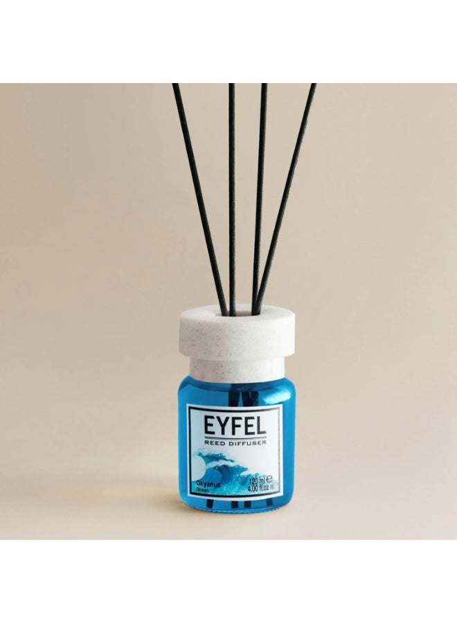 Eyfel Ocean Aroma Diffuser 120ML – Long-Lasting Home Fragrance. Perfect for living rooms, bedrooms, and offices with a fresh coastal touch. - Image 5