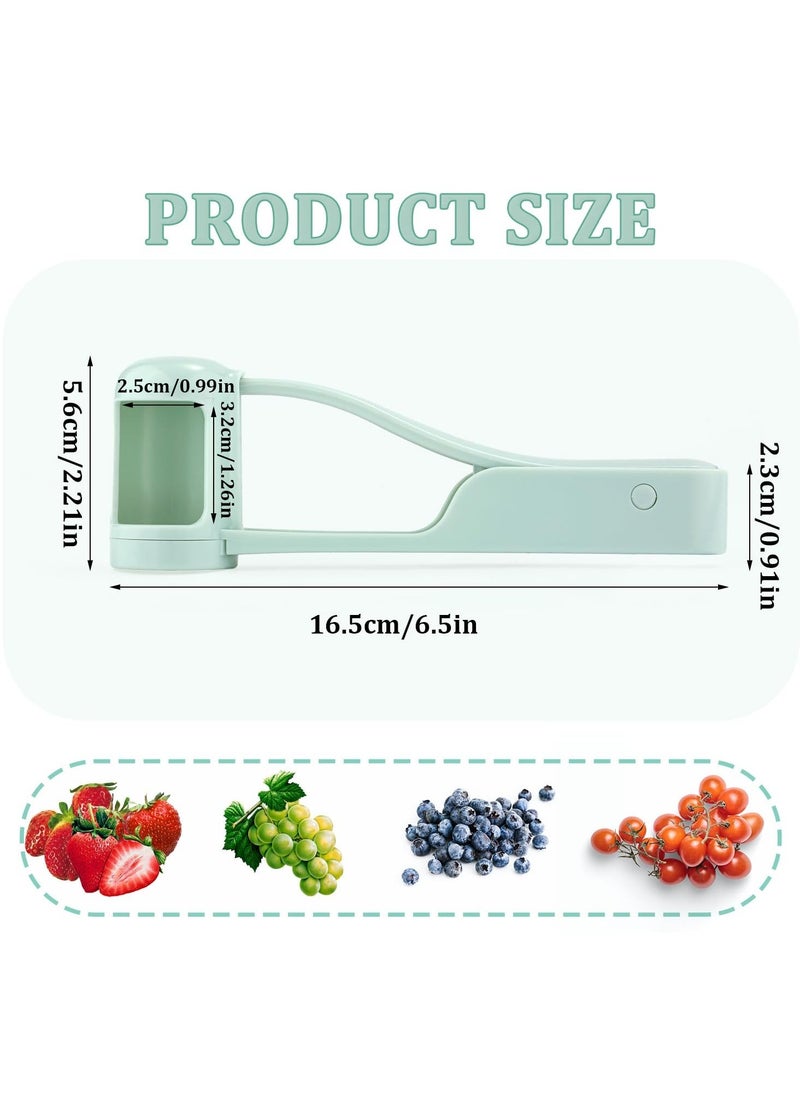 SYOSI Grape Cutter, Stainless Steel kitchen Gadget Fruit Slicer, Slicer Machine Cherry Tomato Strawberry Slicer for Kitchen Vegetable Fruit Salad Cake Cutting Tools  - Image 5