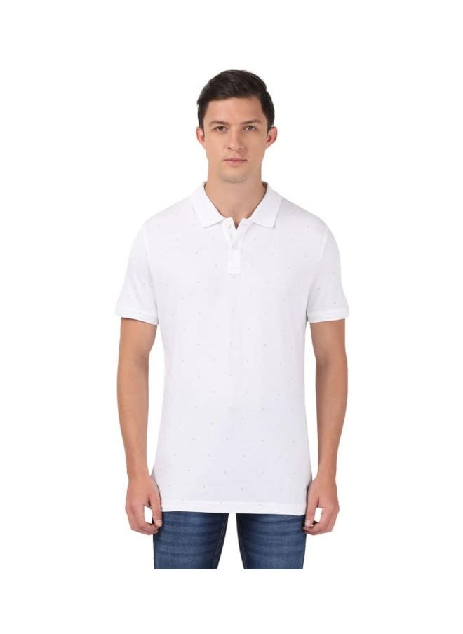 JOCKEY - Jockey IM16 Men Tencel Micro Modal and Cotton Blend Printed Half Sleeve Polo T Shirt - Image 1