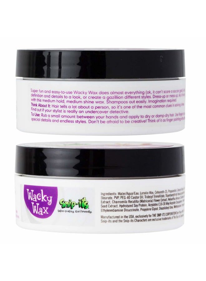 Snip-its Wacky Wax Medium Hold Pomade, 2oz - Image 2