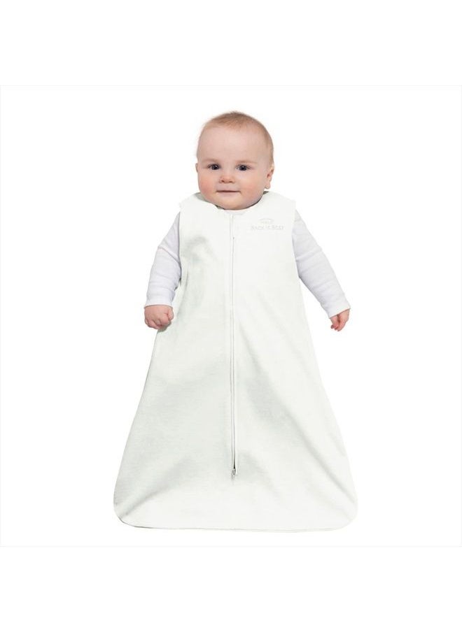 Halo Sleepsack Micro-Fleece Wearable Blanket, TOG 1.0, Cream, X-Large  - Image 2