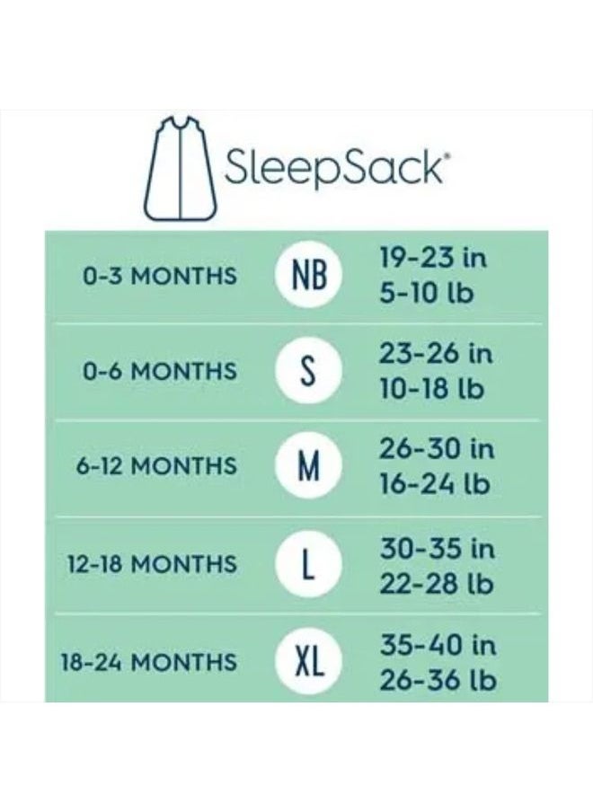 Sleepsack Micro-Fleece Wearable Blanket, TOG 1.0, Cream, X-Large