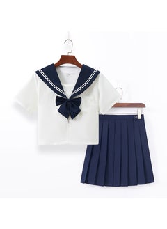 Japanese JK Uniform Basic Sailor Suit SetShort-sleeved suit (bow tie) Short-sleeved suit (bow tie)