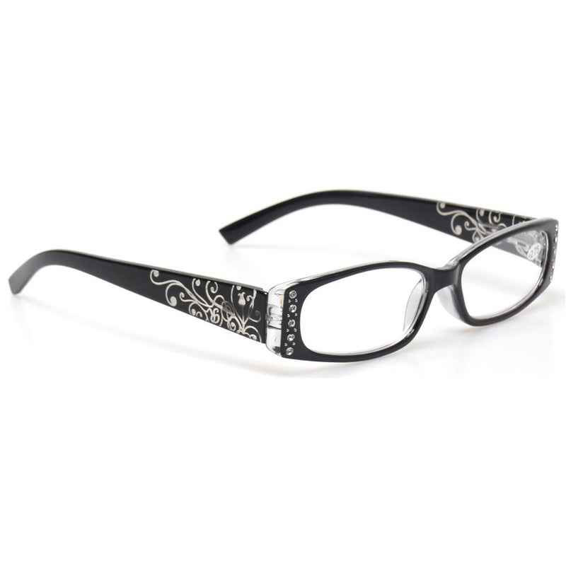 Kerecsen Reading Glasses 4 Pairs Ladies Readers Spring Hinge with Laser Pattern Eyeglasses for Women (4 Pack Mix Color  2.00) - Image 4