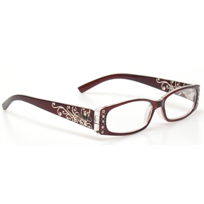 Kerecsen Reading Glasses 4 Pairs Ladies Readers Spring Hinge with Laser Pattern Eyeglasses for Women (4 Pack Mix Color  2.00) - Image 3