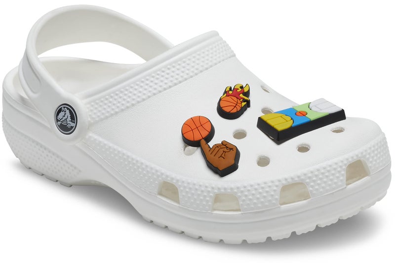 Crocs Jibbitz 3-Pack Shoe Charms | Jibbitz, B Ball Bro, Small - Image 3