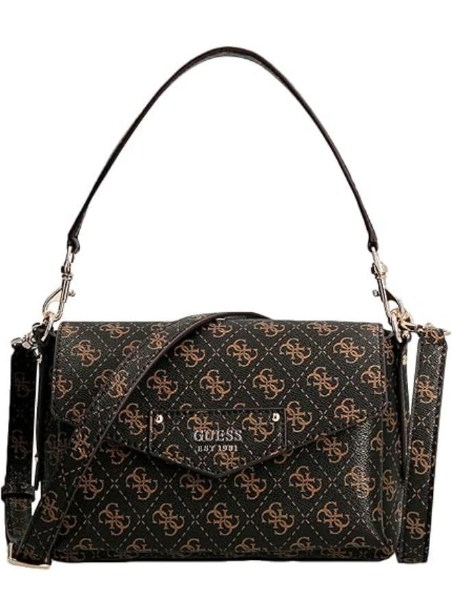 جس حقيبة كتف صغيرة بشعار Eco Brenton 4G للسيدات من GUESS\BAGD010  - Image 1