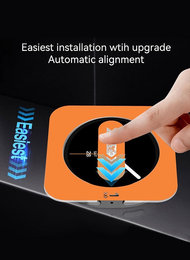 بشكل مختصر [2 قطعة] حامي شاشة زجاجي مقوى 9H مع إطار محاذاة التثبيت لساعة سامسونج جالاكسي واتش 8 مقاس 40 ملم، غطاء زجاجي كامل شفاف مُصمم لإصدار ساعة سامسونج واتش 8 40 ملم (2025) - Image 3