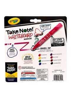 Crayola Take Note Dry Erase Markers, Chisel Tip, 12 Count  - Image 2