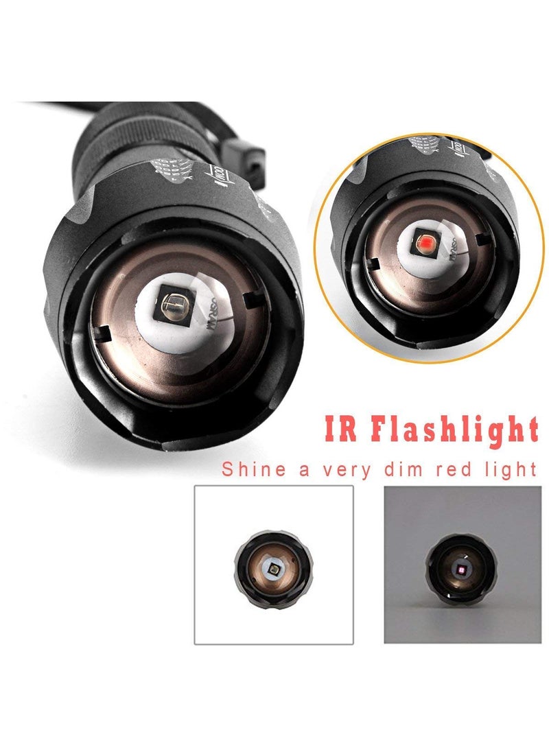 Ultrafire ULTRAFIRE IR Illuminator Flashlight UltraFire 850nm Focus Adjustable IR Led Flashlight Infrared Light Torch for Night Vision Coyote Hog Predator Hunting  - Image 2