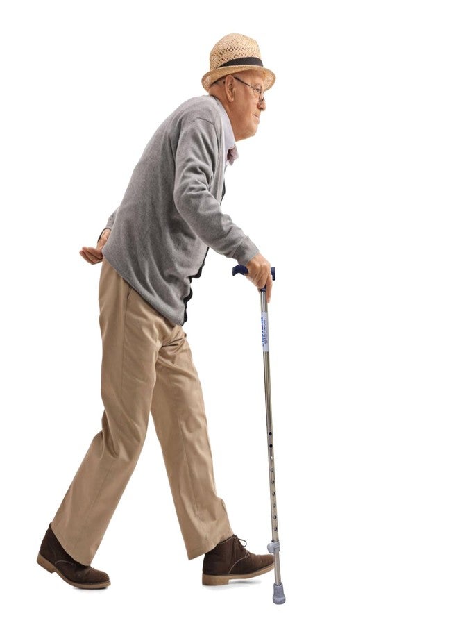 SMARTCARE Smart Care Walking Stick Height Adjustable Strong and Durable Anti-slip Lightweight, Adjustable Walking Cane, Hand Stick for Old People & Adults Men and Women for Balancing Mobility Aid T Handle - 930 SS - Image 4