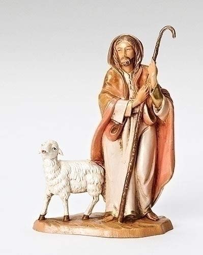 Fontanini The Good Shepherd with Sheep Italian Nativity Village Figurine - Image 3