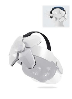 Y&D Adjustable Headband Compatible for Meta Quest 2, Oculus 2 with Head Cushion, Replacement Elite Strap Comfortable Protective Reduce Pressure - White  - Image 1