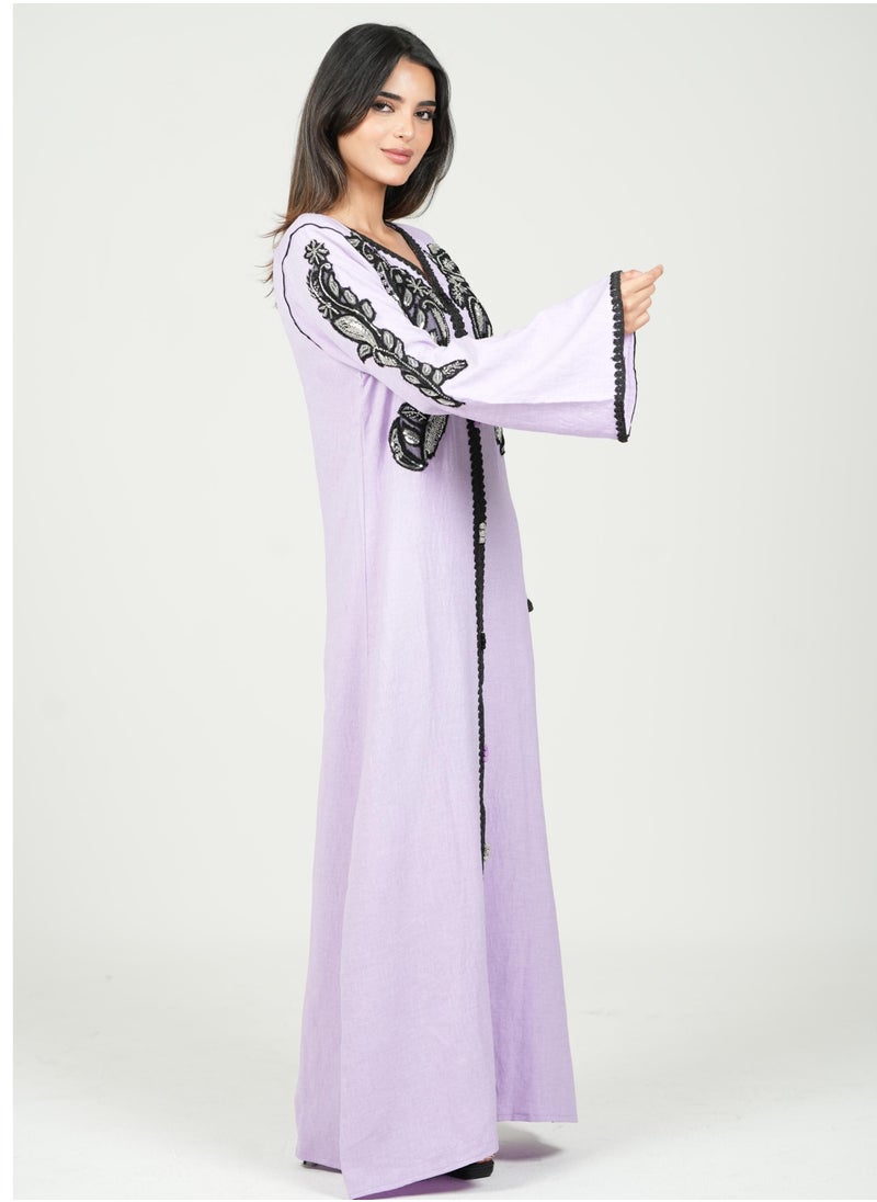 AL BENT AL SHARQIEH women jalabia kaftan dress  - Image 1