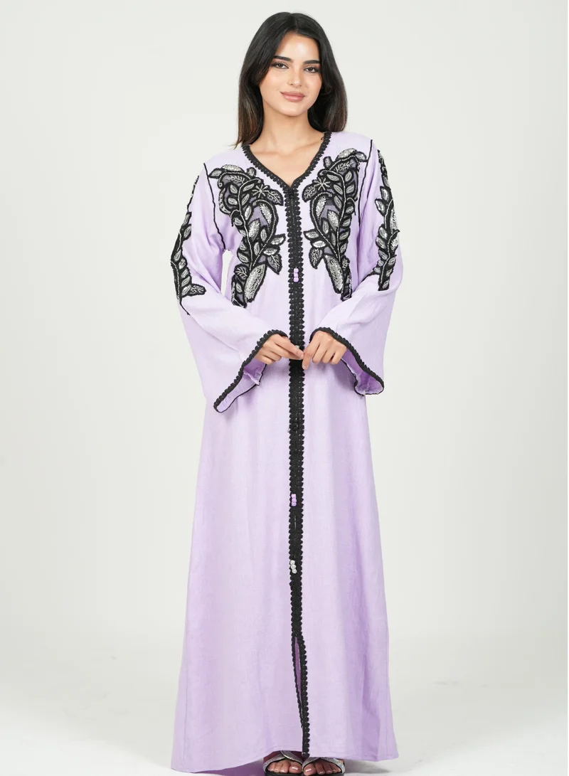 AL BENT AL SHARQIEH embroidred jalabiya dress