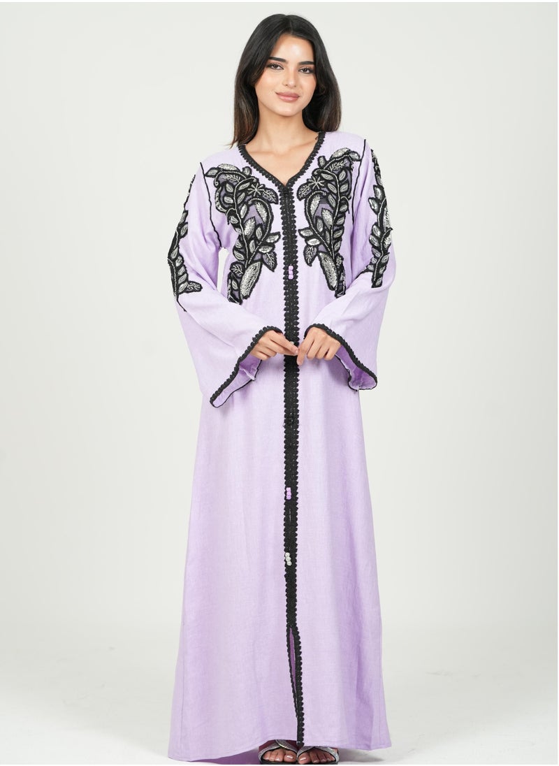 AL BENT AL SHARQIEH women jalabia kaftan dress  - Image 2