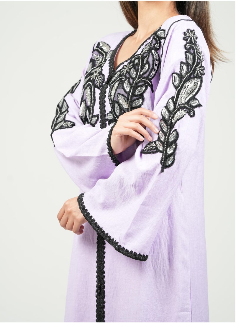 AL BENT AL SHARQIEH women jalabia kaftan dress  - Image 3