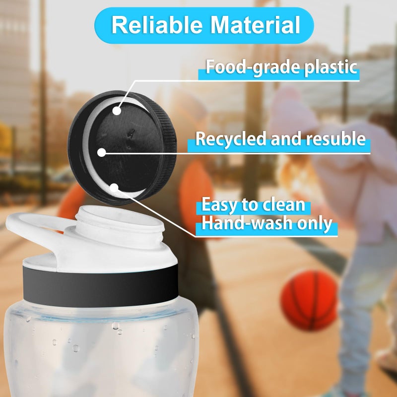 gocola Lid for Cirkul Water Bottle - 4 Pack Cap Lid Replacements Compatible with Cirkul, Fits Cirkul Flavor Cartridges, Essential Accessories for Plastic and Stainless Steel Water Bottles - Image 5
