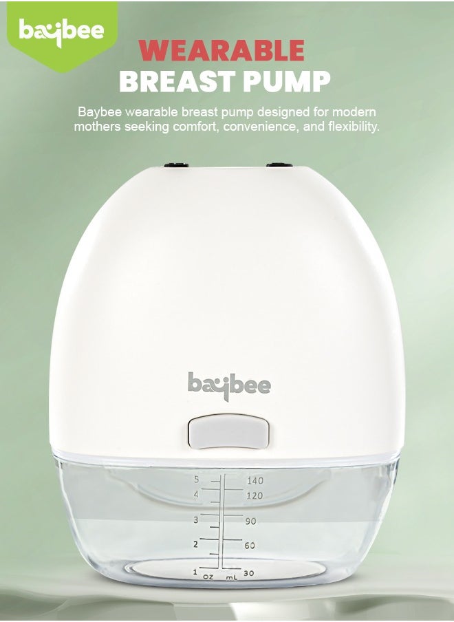 BAYBEE - Automatic Ultra Slim Wearable Electric Breast Pump  With Led Display, 3 Modes, 9 Level Suction Adjustment And 3 Sizes - Image 1