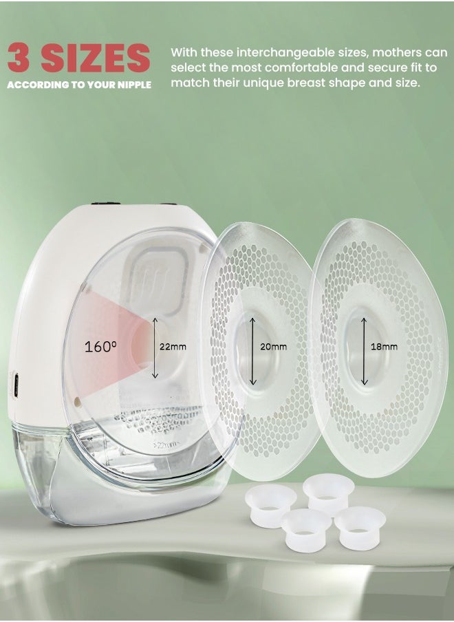 BAYBEE - Automatic Ultra Slim Wearable Electric Breast Pump  With Led Display, 3 Modes, 9 Level Suction Adjustment And 3 Sizes - Image 1