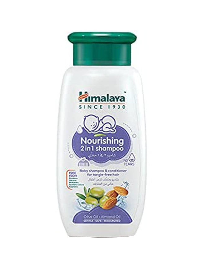 Himalaya - 2 In 1 Baby Nourishing Shampoo with Conditioner  No Sulphates, Parabens And Silicon - 200ml - Image 1