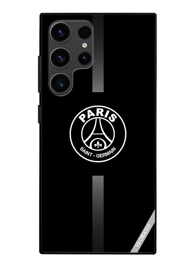 VR CREATIVE Protective Case Cover For Samsung Galaxy S23 Ultra 5G Paris Saint-Germain Design Multicolour - Image 1