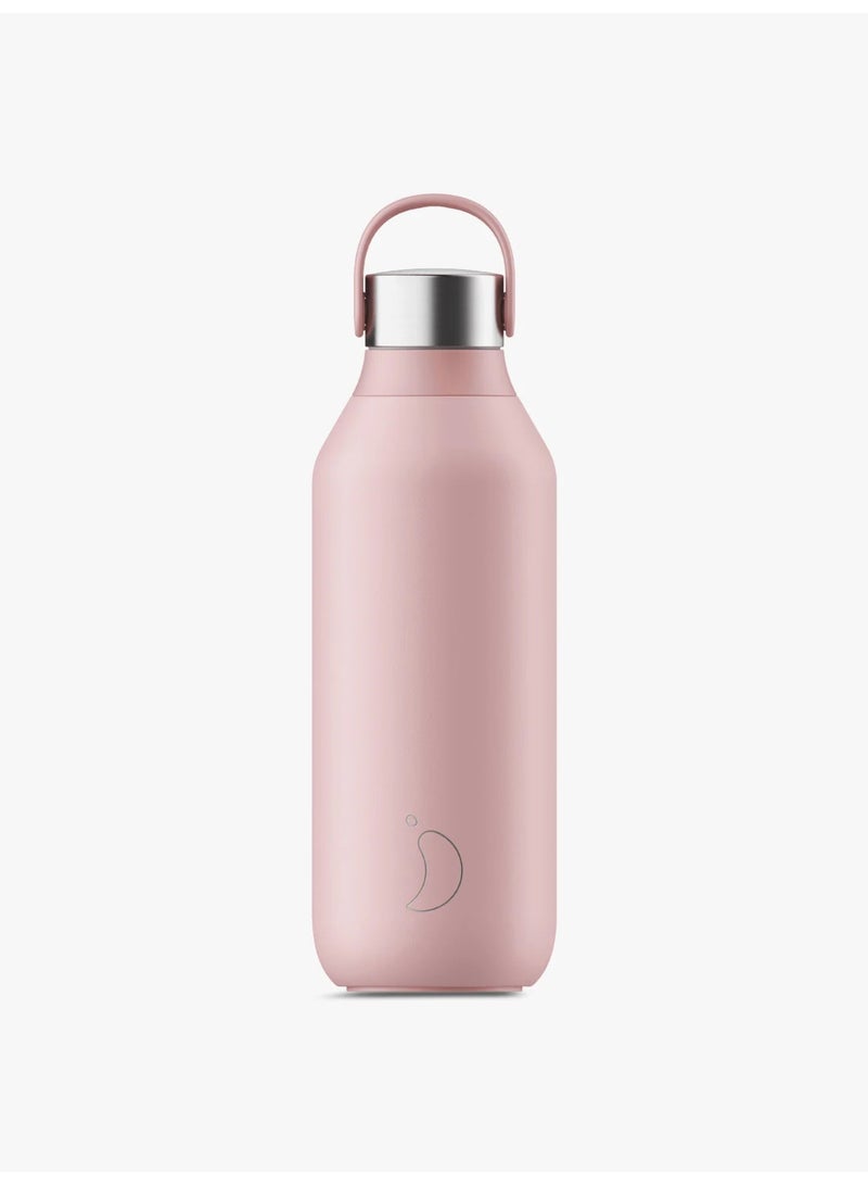 Chilly's | Water Bottle | Series 2 | 500ml | Blush Pink - Image 1