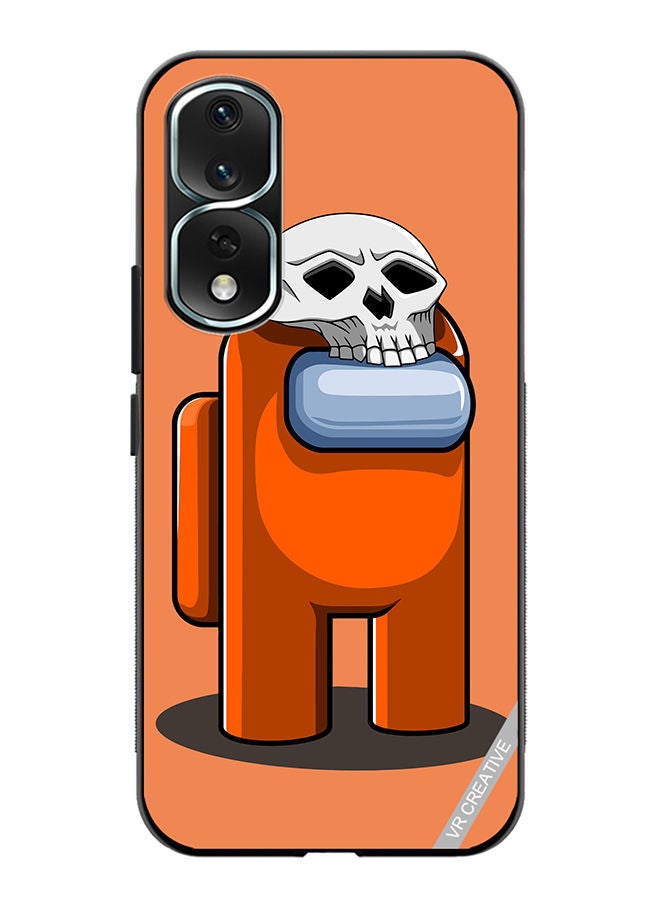 VR CREATIVE Protective Case Cover For Honor 80 Pro Orange Game Among Us In Halloween Design Multicolour - Image 1