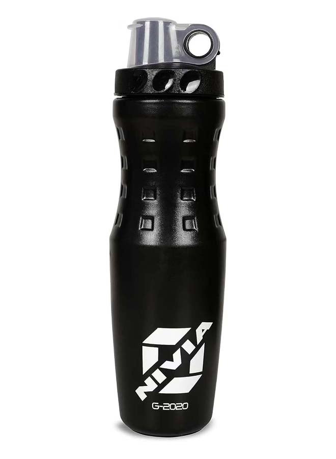 Nivia G-2020 Sippers Water Bottles for Sports/Outdoors, Cycling Gym & Running Bottles for, Training, Exercise & Fitness, Light Weight, & Leakproof with Quick-Grip (740 ml, Black) - Image 1