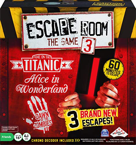 Spin Master Games Escape Room The Game with 3 Thrilling Escape Rooms to Play, for Ages 16 and Up (Edition May Vary) - Image 3