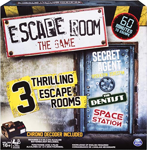 Spin Master Games Escape Room The Game with 3 Thrilling Escape Rooms to Play, for Ages 16 and Up (Edition May Vary) - Image 1