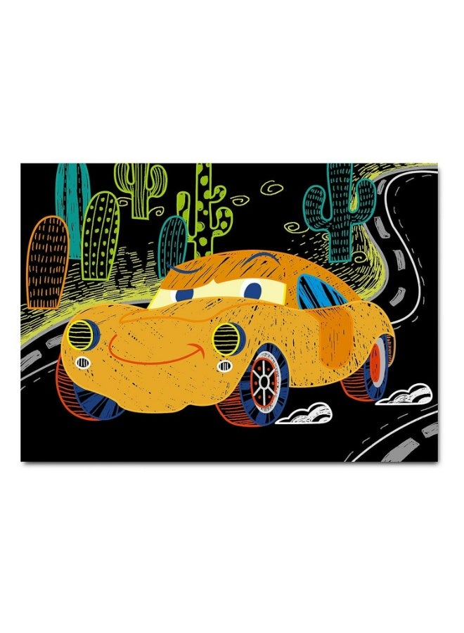 Avenir - Mini Scratch Book - Cars | Introducing the "Mini Scratch Book: Cars Edition" — a journey through 15 pages of creativity and wonder! Unleash your imagination as you scratch to reveal vivid colors, bringing a touch of enchantment to every page | Ages 3+ - Image 2