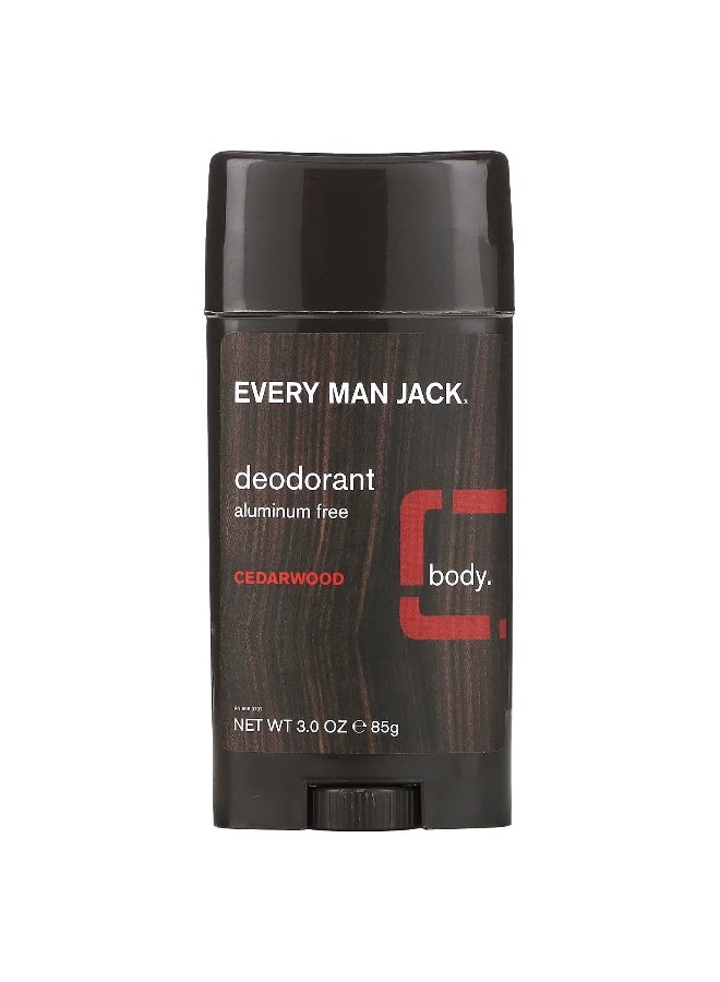 Every Man Jack, Deodorant, Aluminum Free, Cedarwood, 3 oz (85 g) - Image 1