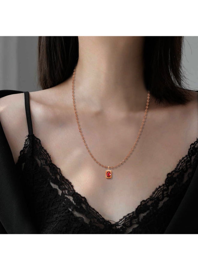 AIWANTO Alissa Necklace With Stone Pendant - Image 3