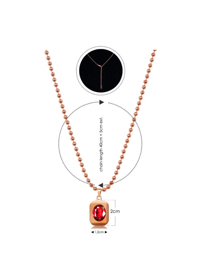 AIWANTO Alissa Necklace With Stone Pendant - Image 2