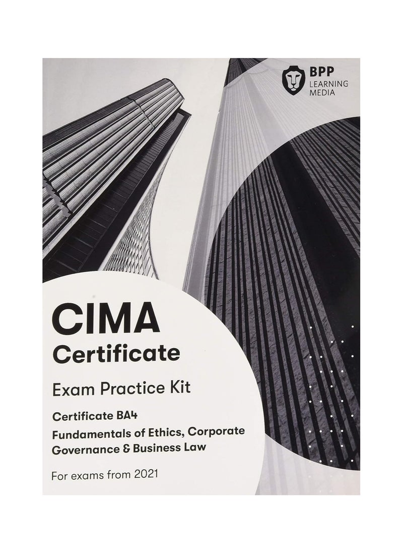 null - CIMA BA4 Fundamentals Of Ethics Corporate Governance And Business Law Exam Practice Kit Paperback - Image 1