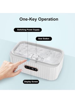 General Jewelry Cleaner, Ultrasonic Jewelry Cleaner for Eyeglass Silver Ring Watches Coins |4 Auto Timer Models with 400ml Stainless Steel Tank for Retainer  - Image 5